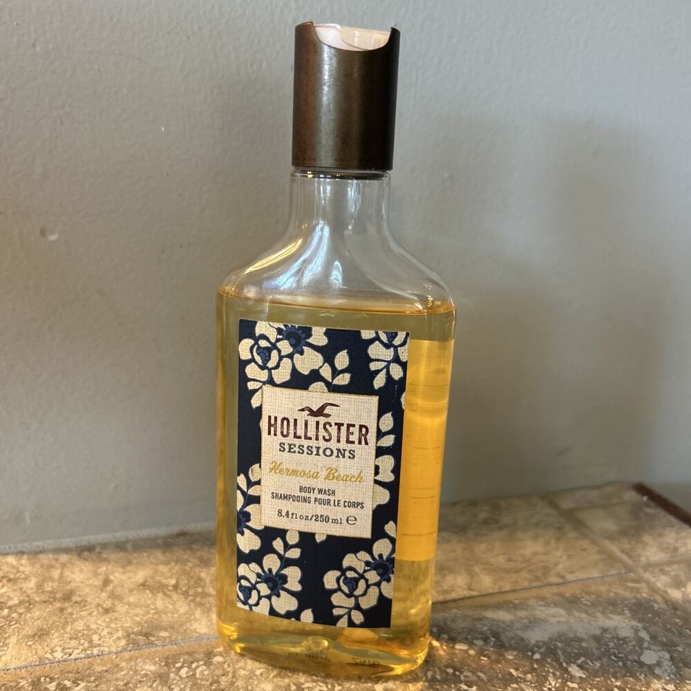 Hollister Sessions Hermosa Beach Body Wash 8.4 Fl Oz Vtg Y2K